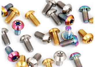 China M5 X 10 Button Torx Head Bolts Titanium Bicycle Parts Disk Brake Rotor Bolts supplier