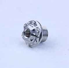 China CNC Custom Oil Filter Cup Cover Screws Motorcycle Parts And Accessories supplier