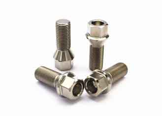 China High Pressure Gr5 6AL4V Titanium Wheel Bolts For Racing Car / Motorcycle supplier