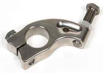 China TC4 CNC Titanium Parts Torsion Stop Left Front Brake Pad Set For Racing Rotor supplier