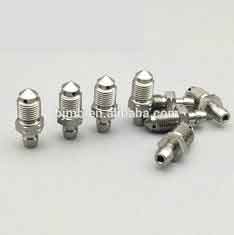 China Anti Rust Titanium Motorcycle Parts Titanium Brake Bleed Nipple M7 M8 M10 supplier