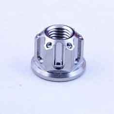 China Sprocket Nut Titanium Motorcycle Parts Bi Hex 12 Point Flange Nut Grade 5 supplier
