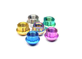 China DIN GB ANSI Titanium Nuts And Bolts CNC Lathe Racing Titanium Lug Nuts supplier