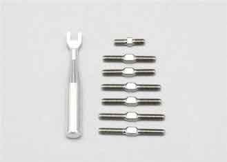 China M3 M4 M5 5mm CNC Titanium Parts GR5 TI6AL4V Turnbuckles For Racing 0.05mm Tolerance supplier