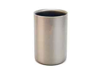 China 450ml Capacity Double Wall Utdoor Coffee Mugs Pure Titanium Natural Color supplier