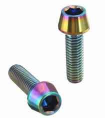 China Custom M14x1.25 Hex Head Automotive Flange Bolts Titanium Alloy Polished Surface supplier