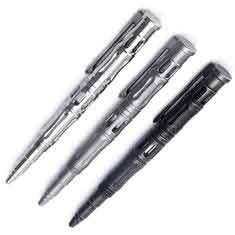 China TC4 Outdoor Titanium Compact Tactical Pen With Tungsten Tools supplier