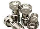 China Light Weight Titanium Fasteners Hex Head Flange Bolt , M10 X 1.25 Flange Bolt factory