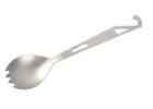 China Silver Portable Titanium Fork Spoon Light Weight For Outdoor Hiking Cutlery company