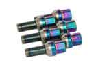 China Coloured Titanium Wheel Bolts Car Racing Wheel Nuts And Bolts Anti Corrosion factory
