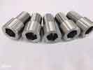 0.01mm Tolerance Turning Precision Machining Services Titanium Adapter OEM