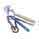 GR5 TC4 Titanium Camping Parts Titanium Pill Case Waterproof Keychain Type supplier