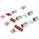 GR5 TC4 Titanium Camping Parts Titanium Pill Case Waterproof Keychain Type supplier