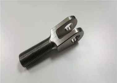 Racing Car CNC Titanium Parts Titanium Clevis Pin With Left Hand Thread