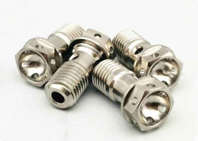 Light Weight Titanium Fasteners Hex Head Flange Bolt , M10 X 1.25 Flange Bolt