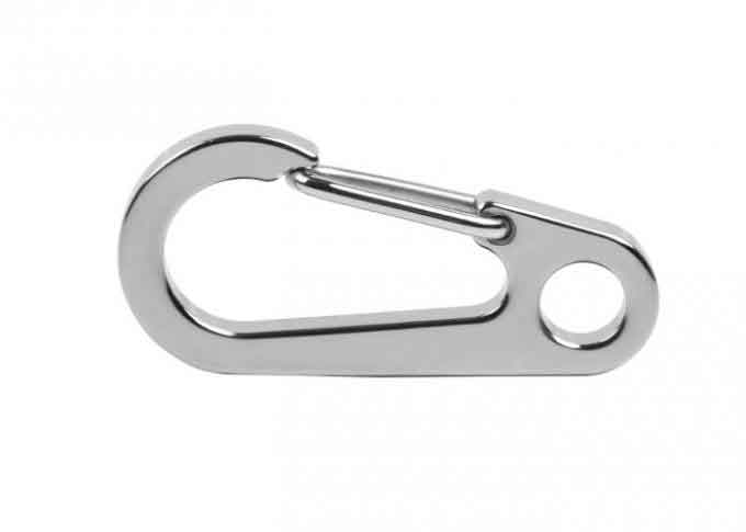 Safety Titanium Camping Parts Titanium Carabiner Climbing D Spring Snap Clip Hooks