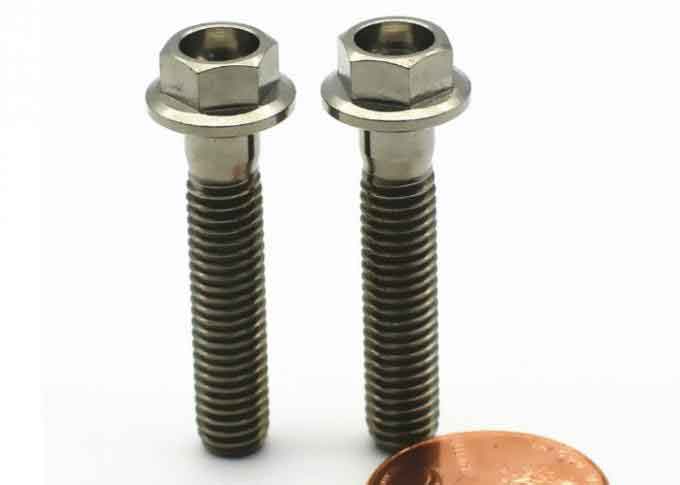 Gr5 Bolts Titanium Fasteners Hexagon Flange Bolt For All Sizes Motorcycle Parts