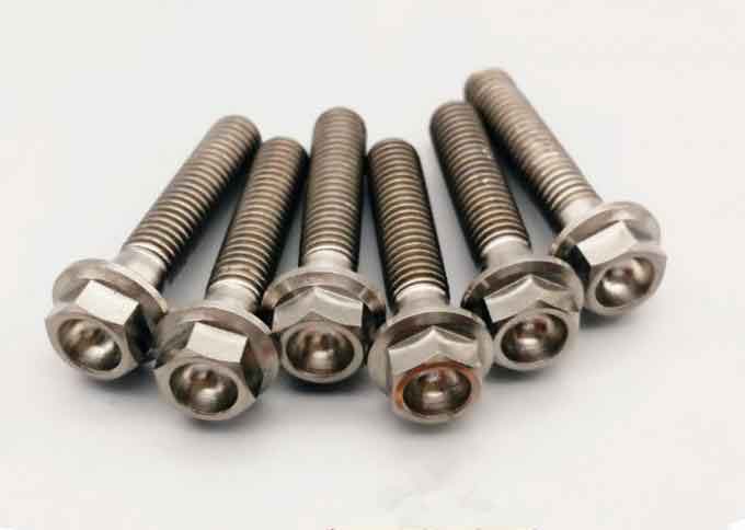 Gr5 Bolts Titanium Fasteners Hexagon Flange Bolt For All Sizes Motorcycle Parts