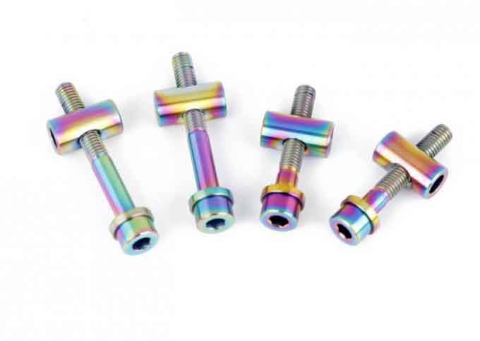 Bike Titanium Alloy Hexagon Flange Bolt Seatpost Fastening Non Magnetic