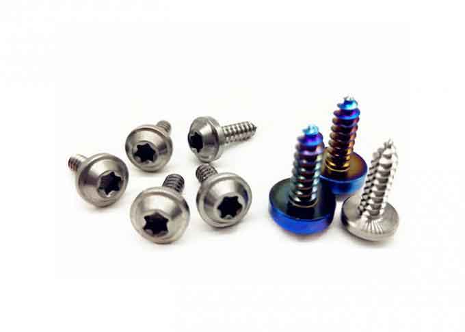 DIY Titanium Nuts And Bolts Screw Torx Head Titanium Fastener Anti Corrosion