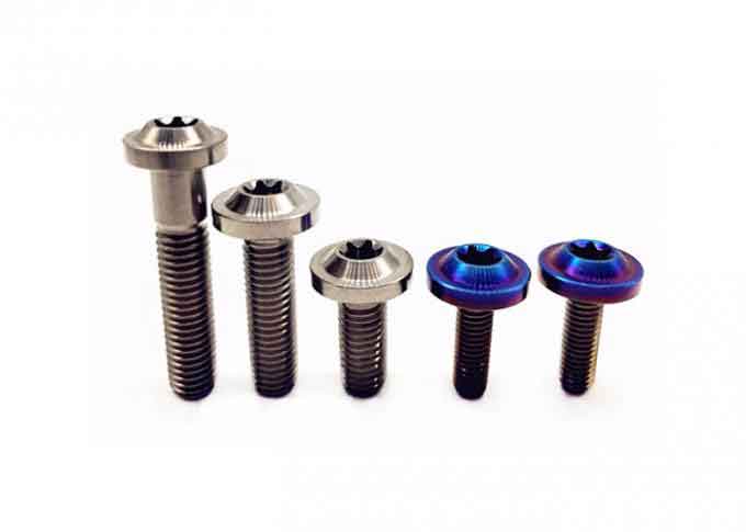 DIY Titanium Nuts And Bolts Screw Torx Head Titanium Fastener Anti Corrosion