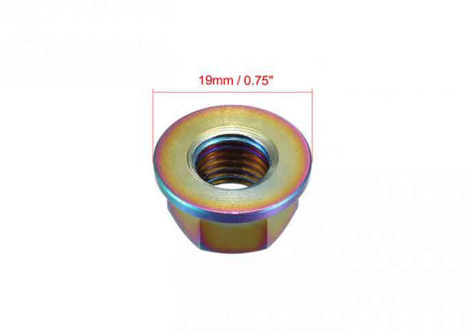 DIN6923 M10 Titanium Nuts And Bolts Flange Hex Nut For RC Buggy Racing Car