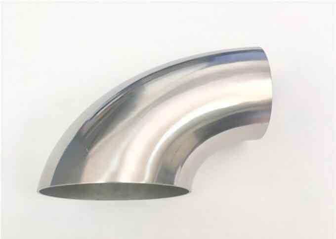 45° 90° 180° Elbow Plain Both Ends Titanium For Tube Fitting Connection