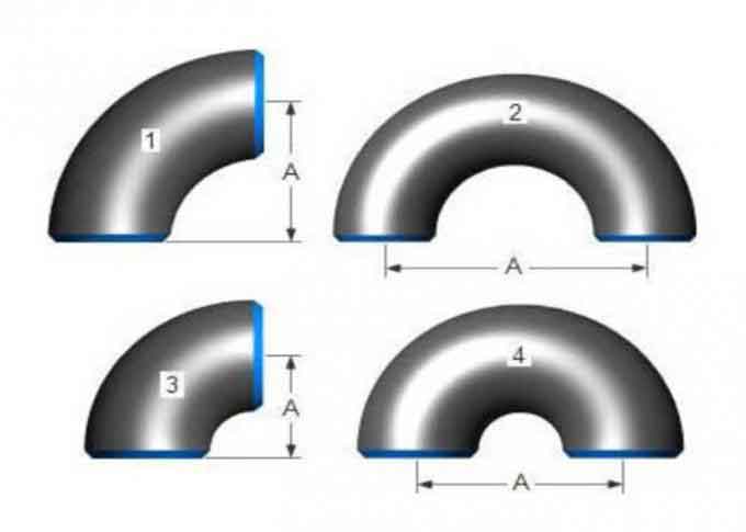 CNC Machining Titanium Elbow Pipe Fitting Ti Parts 45° 90° ASTM B363 WPT2