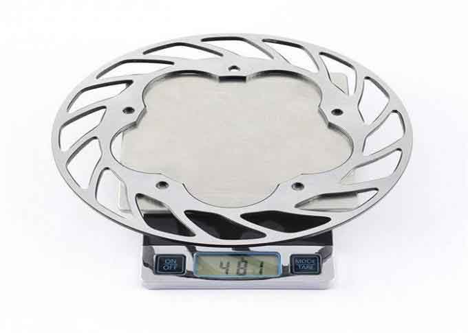 Racing Sport CNC Titanium Parts Machining Ti Alloy Brake Disc 320mm Diameter