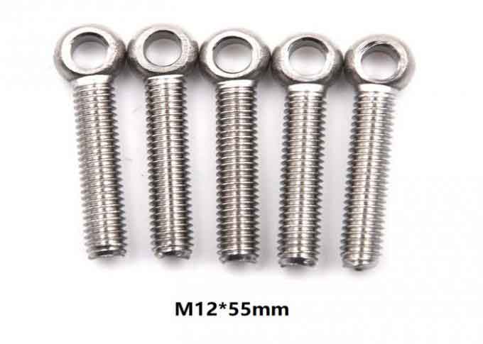 Threaded Eye Bolt CNC Titanium Parts Gr2 Gr5 M8 X 35 Din444 Resistant Corrosion