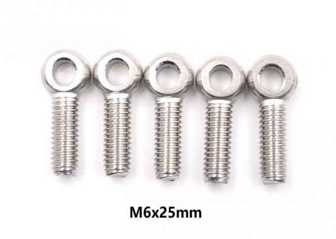 Industry / Vessel Screw Eye Bolt DIN444 Titanium Anodizing Color Light Weight