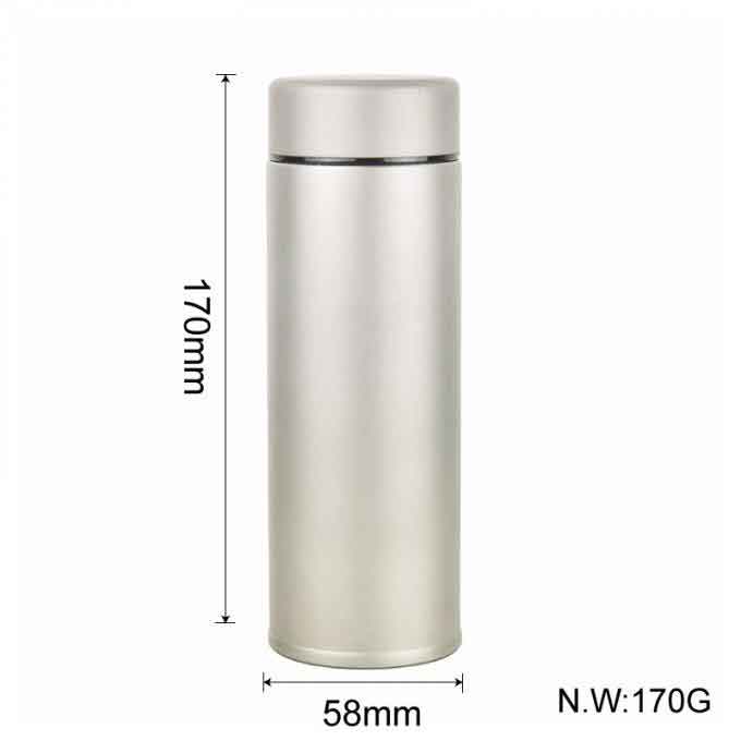 Double Wall Titanium Insulated Water Bottle Thermos Vacuum Flask Keeps Cold Hot