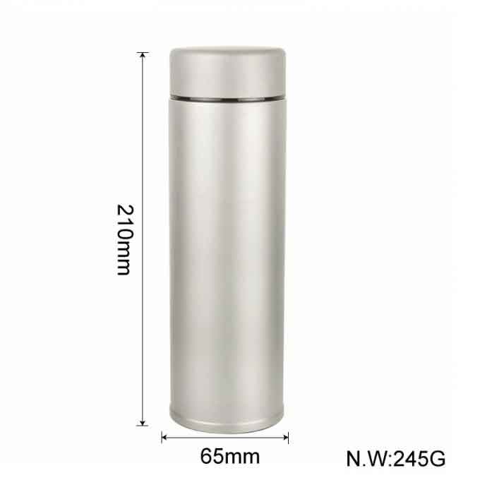 Double Wall Titanium Insulated Water Bottle Thermos Vacuum Flask Keeps Cold Hot