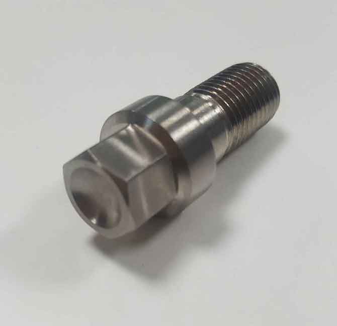 High Strength Titanium Alloy Bolts Light Weight , Grade 5 Titanium Bolts