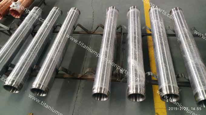 Heat Exchanger Titanium Raw Material Titanium Seamless Tube Rotary Sputtering Target