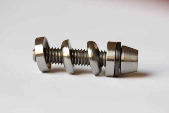 Racing Bicycles Taper Head Bolt M6 Titanium Automotive Parts With Cone Sets