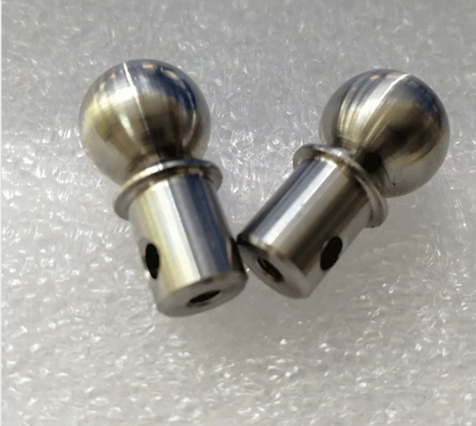 High Precision Cnc Machining Services Titanium Ball Head Kingpin Racing