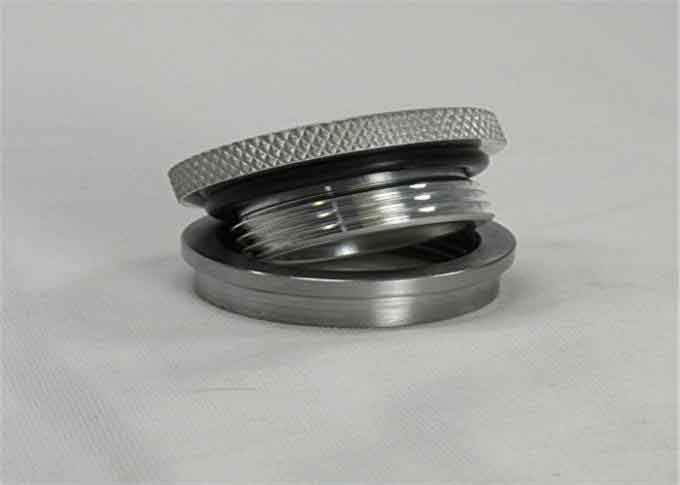 Polishing Custom Titanium Machining Grade 2 Motorcycle Gas Tank Cap Knurled