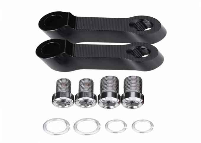 10mm Custom Titanium Machining Motorcycle Bike Mount Risers Extenders Adapters