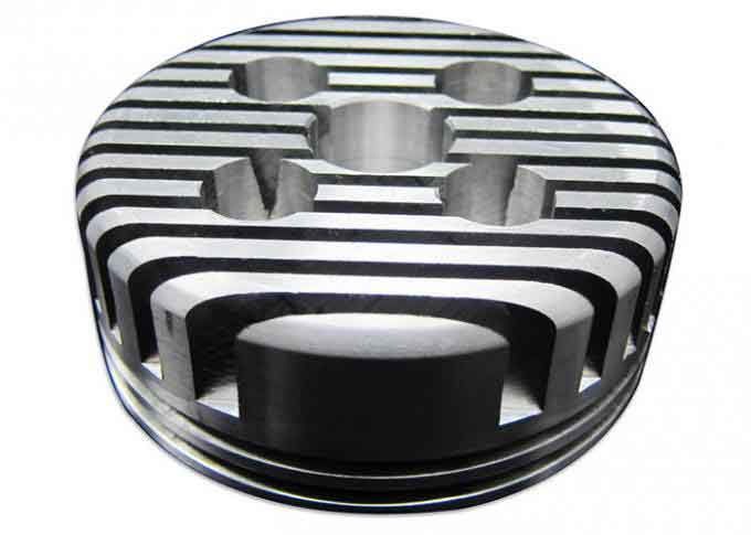 Shark Racing Titanium Machined Parts Cylinder Alloy Head Impact Resistance