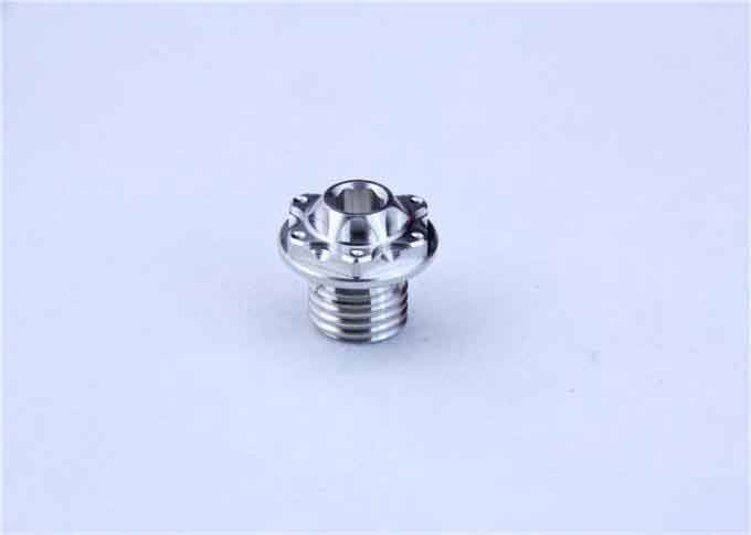 Light Weight Custom Titanium Machining M10 Titanium Nuts Impact Resistance