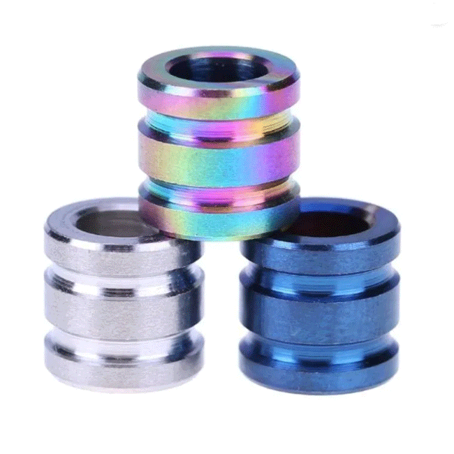 Colorful CNC Titanium Camping Parts Beads EDC Tool 3.5g Weight ISO9001