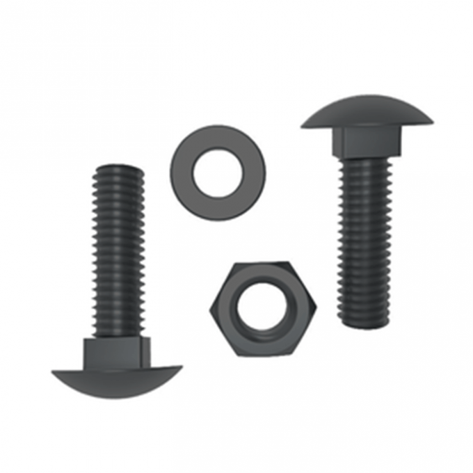 Fastener Titanium Alloy Hex Nut Screw Anodize Surface For Chemical Engineering