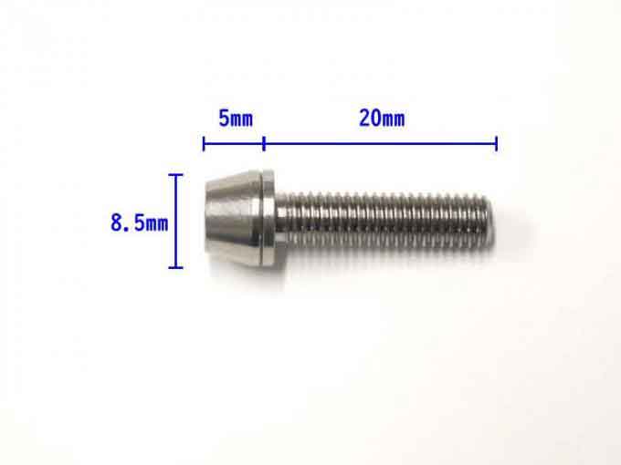 M6x16mm Gr5 Alloy Titanium Hex Bolts Screw With Washers 5mm - 60mm Length