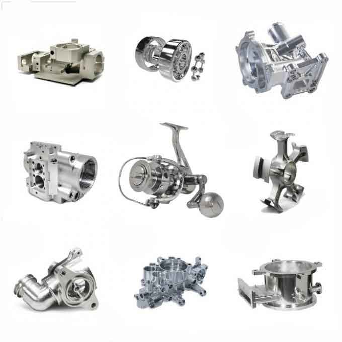 CNC Large Machining Metal Titanium Garments Machinery Medical Device Parts andoize color