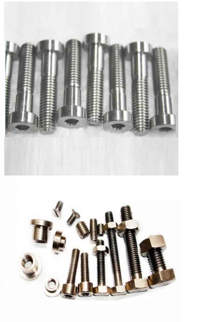 Anti Allergic Gr2 Gr5 Titanium Dental Implant Screw M2 Titanium Surgical Screws High Precision