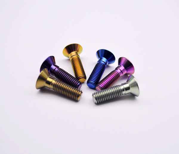 DIN7991 Titanium Countersunk Bolts With Hex Socket Torx For MTB