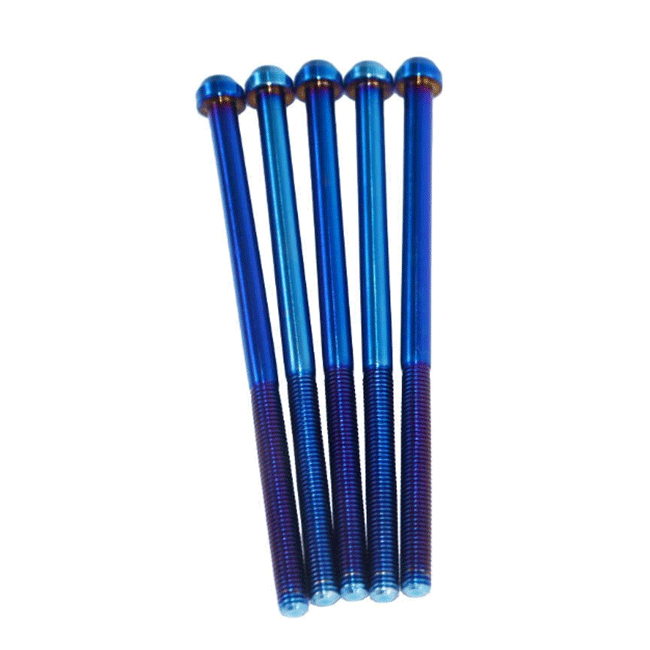 M6 * 90 Grade5 titanium bolt M6 titanium torx head titanium bolt for racing car refit 90mm alloy bolt