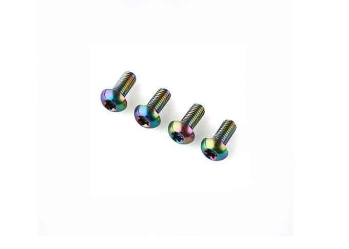 Colorful Mtb Titanium Bolt Kit Button Head Torx Drive Titanium Screws For Motorcycle